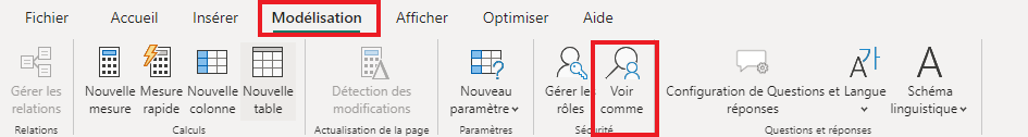 Modélisation Power BI RLS