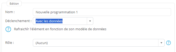 Planification des flux avec celle des modèles de données