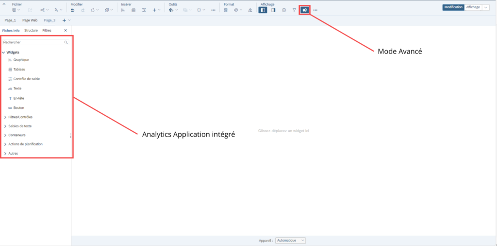 Nouveautés Dashboard SAP Analytics Cloud