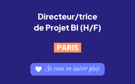 Recrutement Directeur/trice de projet BI - Paris
