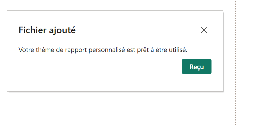 Fichier JSON ajout de rapports personnalisés