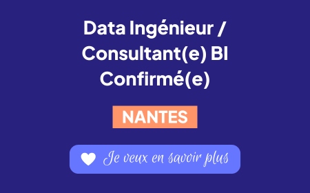 Recrutement Consultant(e) BI Confirmé(e) Nantes