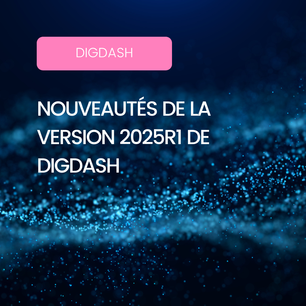 Affiche blog - Nouveautés de la version 2025R1 de DigDash