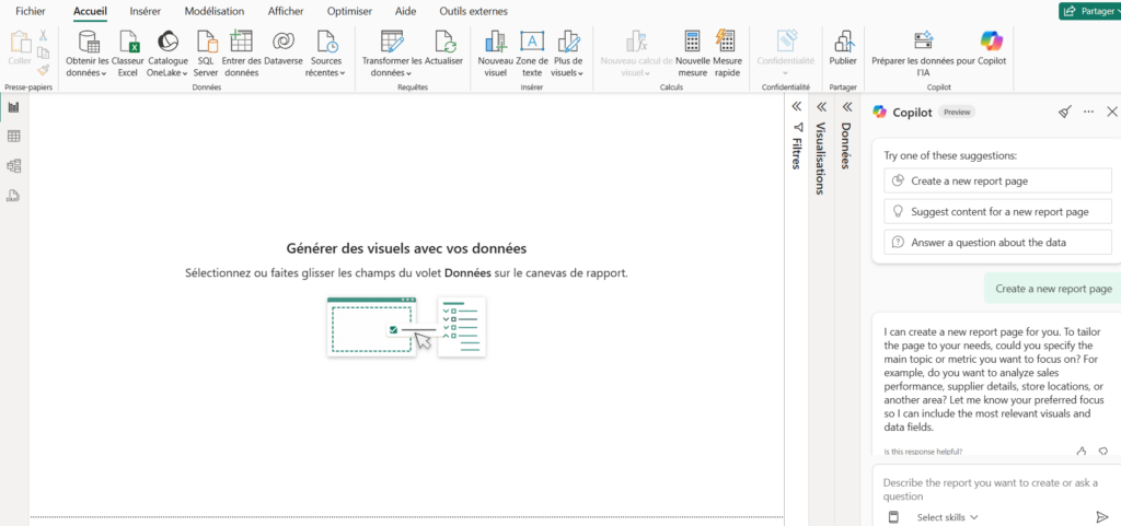 Génération automatique de visuel avec Copilot
