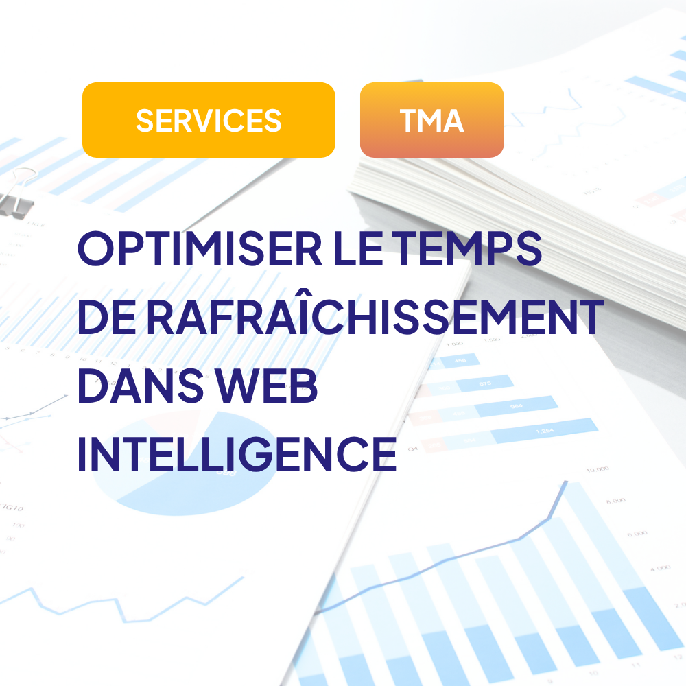 Affiche blog : Temps de rafraichissements trop longs ? Les clés pour vous permettre d’optimiser les requêtes de votre document WebIntelligence