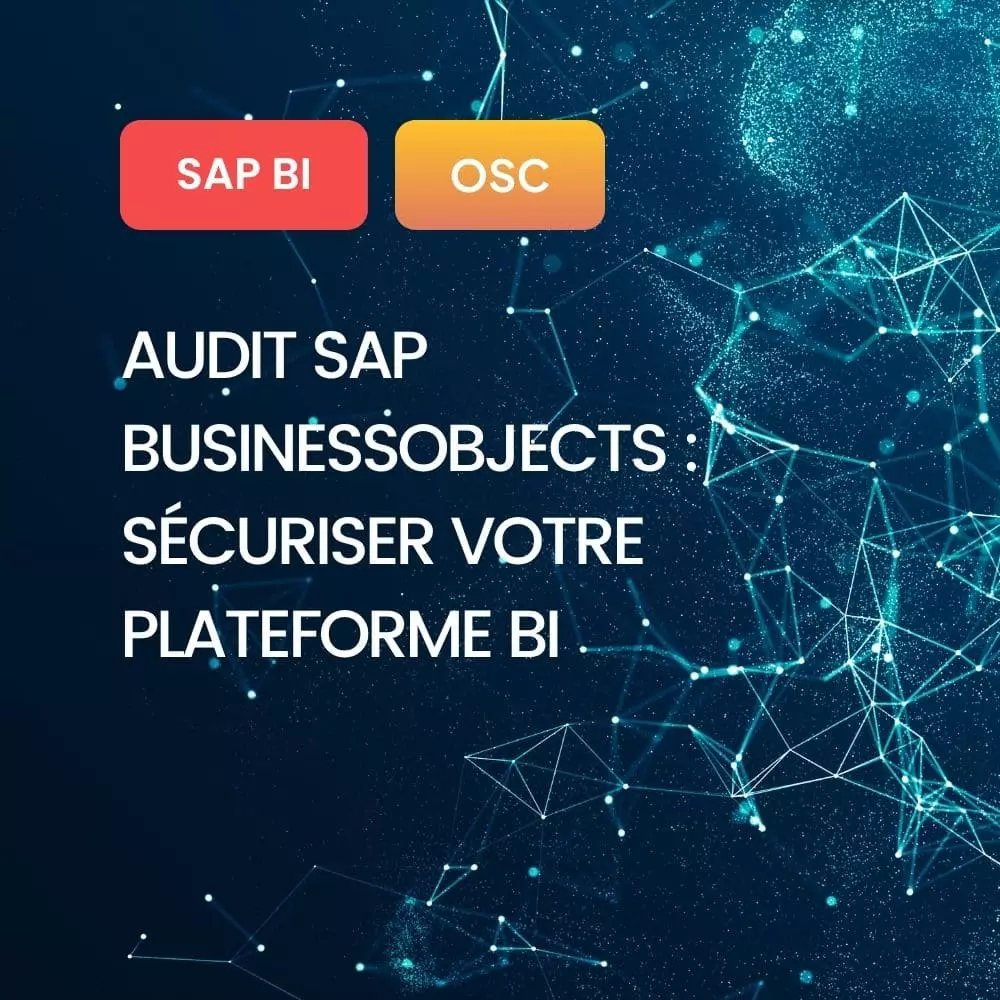 Audit de sécurité et d'optimisation d'une plateforme SAP BusinessObjects (ISP)