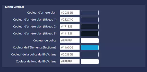 Interface de l'éditeur de thème DigDash 2026R1 avec les options de personnalisation du fil d'Ariane et de la page d'authentification