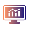 Icone Data Discovery et Data Visualisation