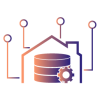 Icone Data Warehouse et Data Lake