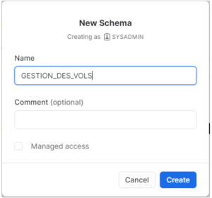 integration-schema-snowflake Intégration Schema Snowflake